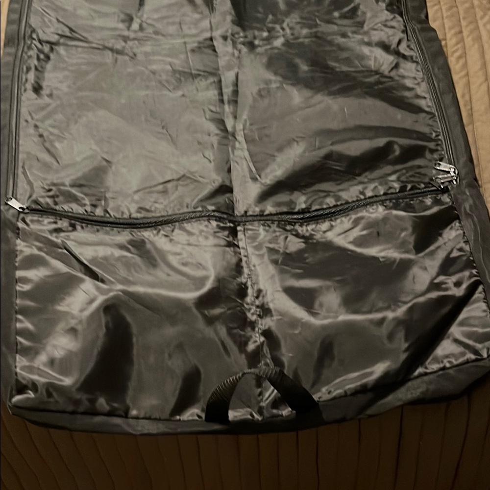 Gray Travel Backpack with Water-Resistant Finish - Picture 3 of 5